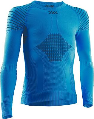 Превью  Термофутболка X-BIONIC Invent 4.0 Round Neck LG SL Jr Teal Blue/Anthracite